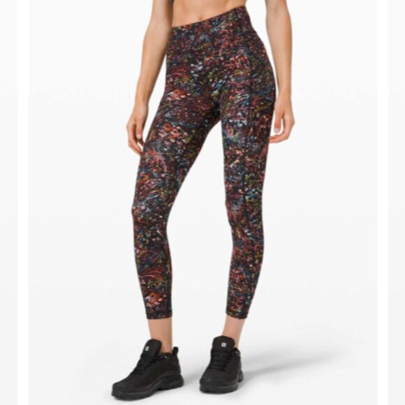 Lululemon 10 Fall Invigorate High-Rise Tight 25" Foliage Overlay Multi W5CT8S - Picture 14 of 15